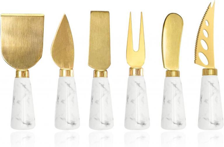 Golden Cheese Knife Set